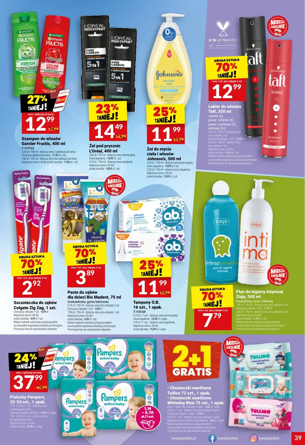 gazetka promocyjna Twój Market Zawsze po drodze! - Strona 39
