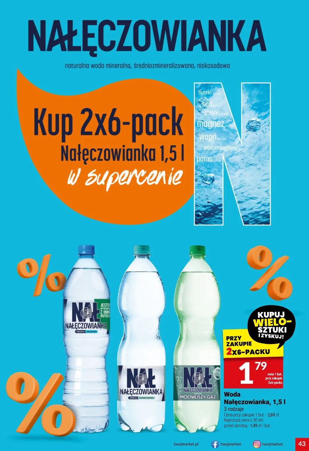 gazetka promocyjna Twój Market Zawsze po drodze! - Strona 43