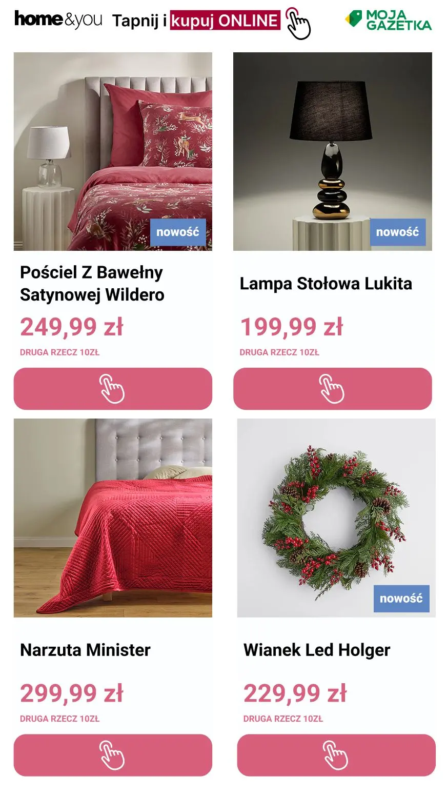 gazetka promocyjna home&you Druga rzecz za 10 zł!! - Strona 2
