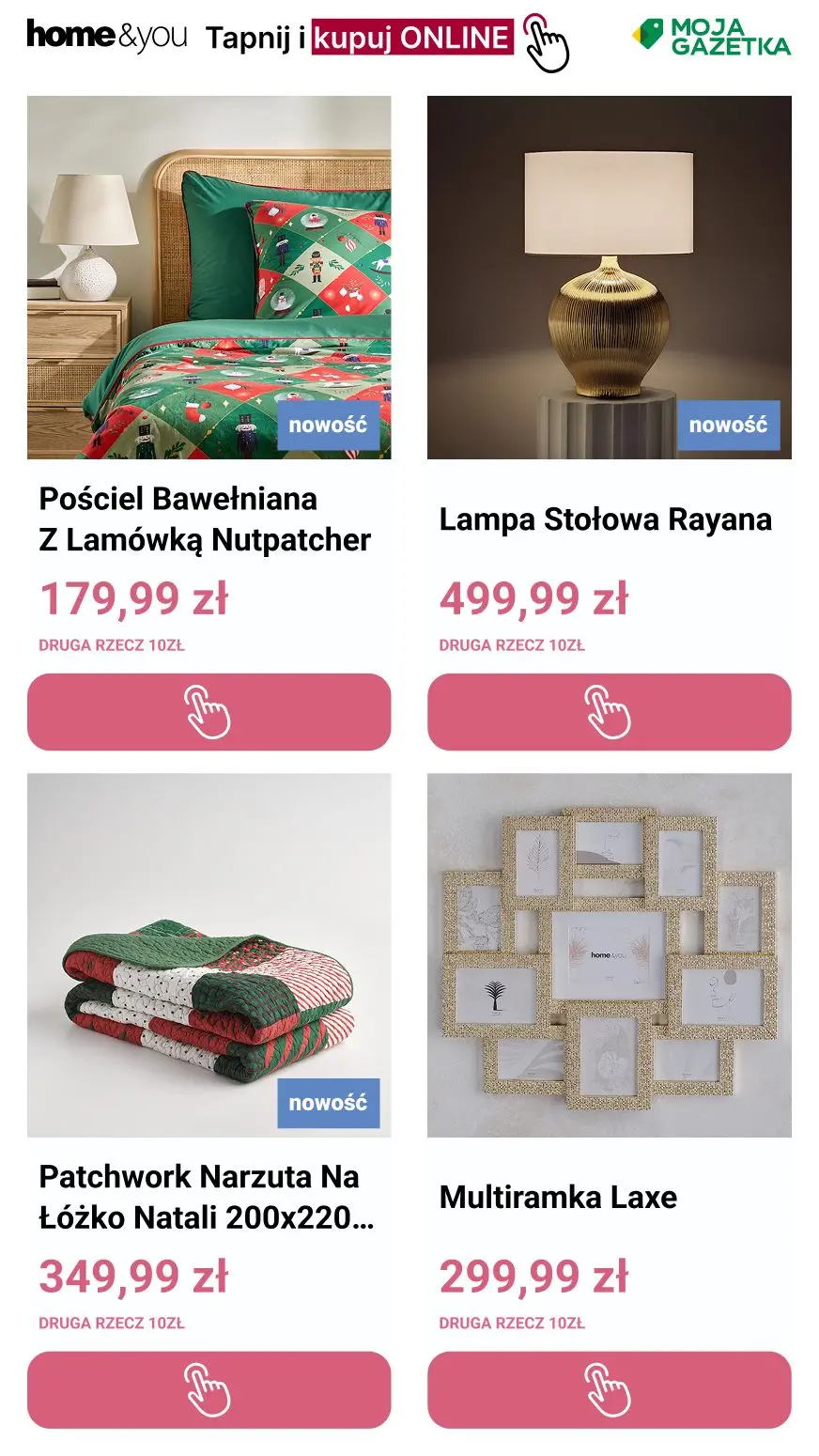 gazetka promocyjna home&you Druga rzecz za 10 zł!! - Strona 5