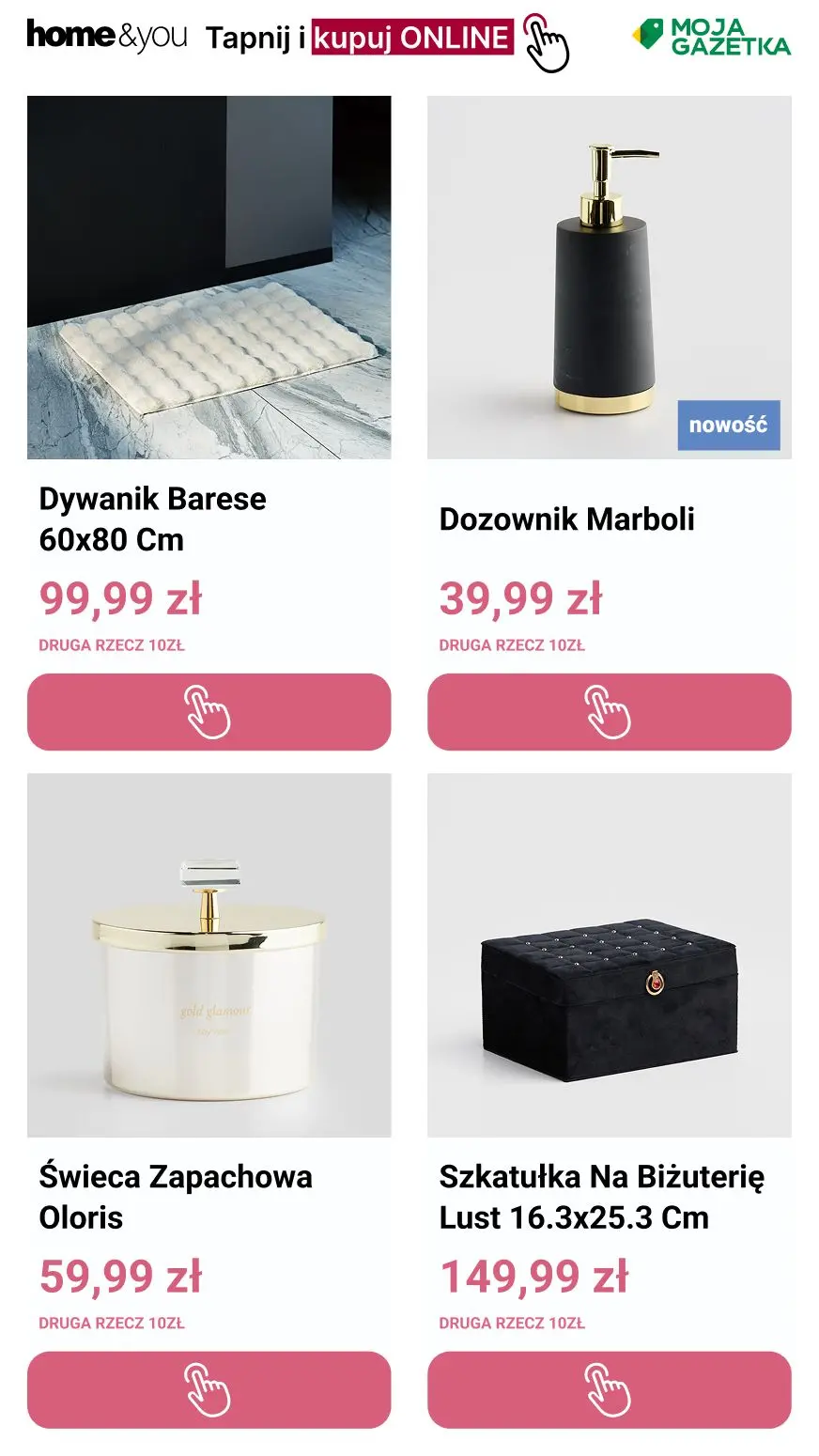 gazetka promocyjna home&you Druga rzecz za 10 zł!! - Strona 7