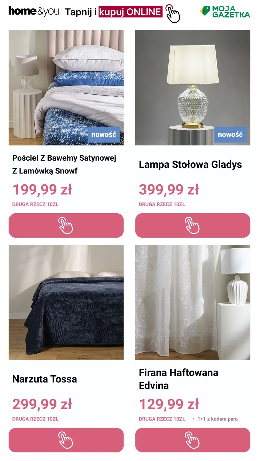gazetka promocyjna home&you Druga rzecz za 10 zł!! - Strona 8