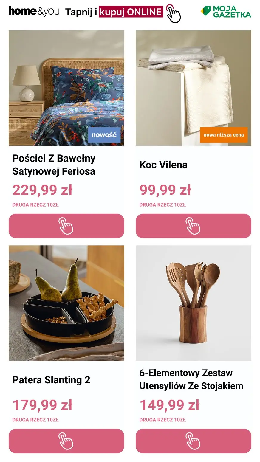 gazetka promocyjna home&you Druga rzecz za 10 zł!! - Strona 9