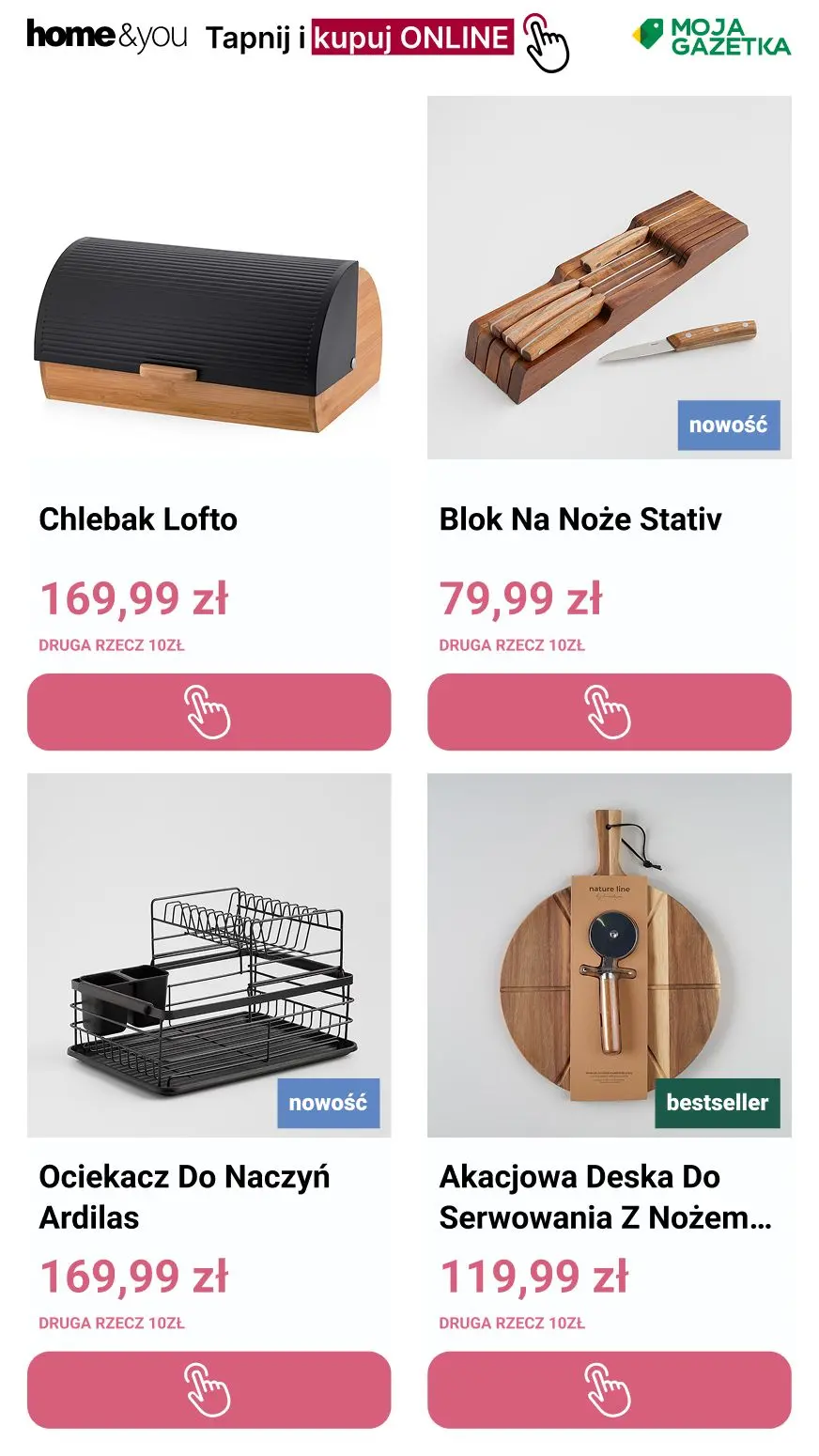 gazetka promocyjna home&you Druga rzecz za 10 zł!! - Strona 10
