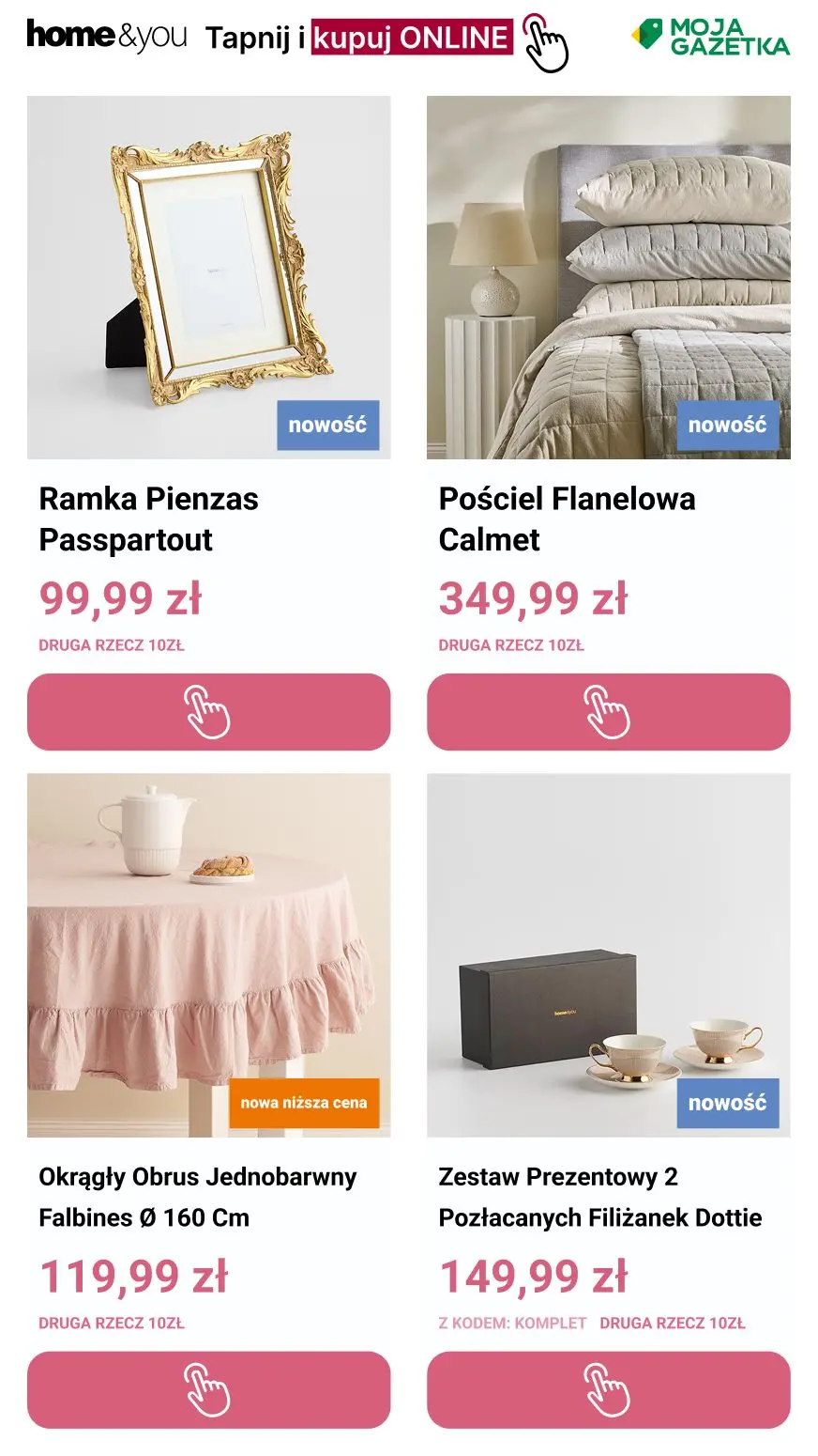 gazetka promocyjna home&you Druga rzecz za 10 zł!! - Strona 12