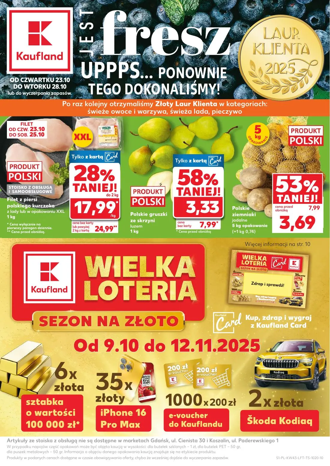 gazetka promocyjna Kaufland Jest fresz - Strona 1