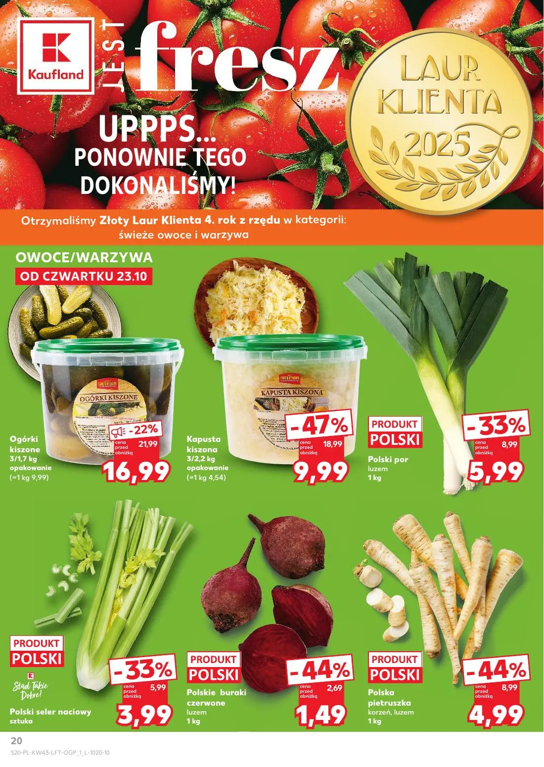 gazetka promocyjna Kaufland Jest fresz - Strona 20
