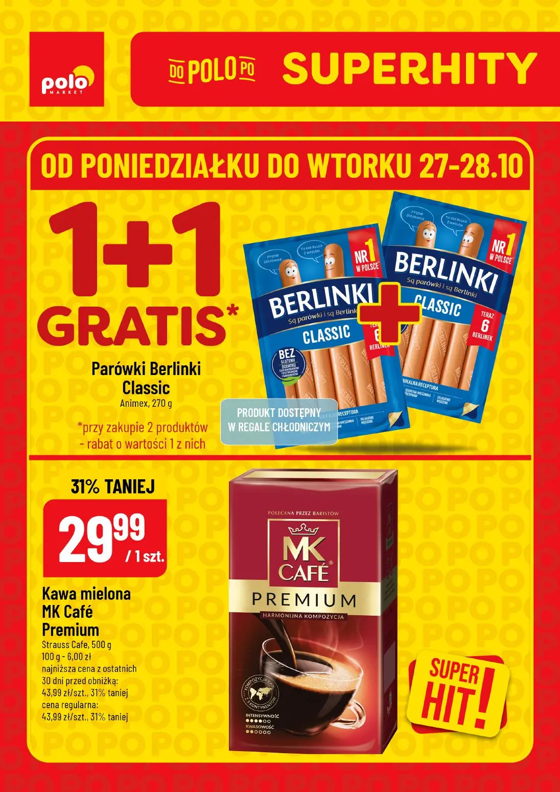 gazetka promocyjna POLOmarket Superhity - Strona 1