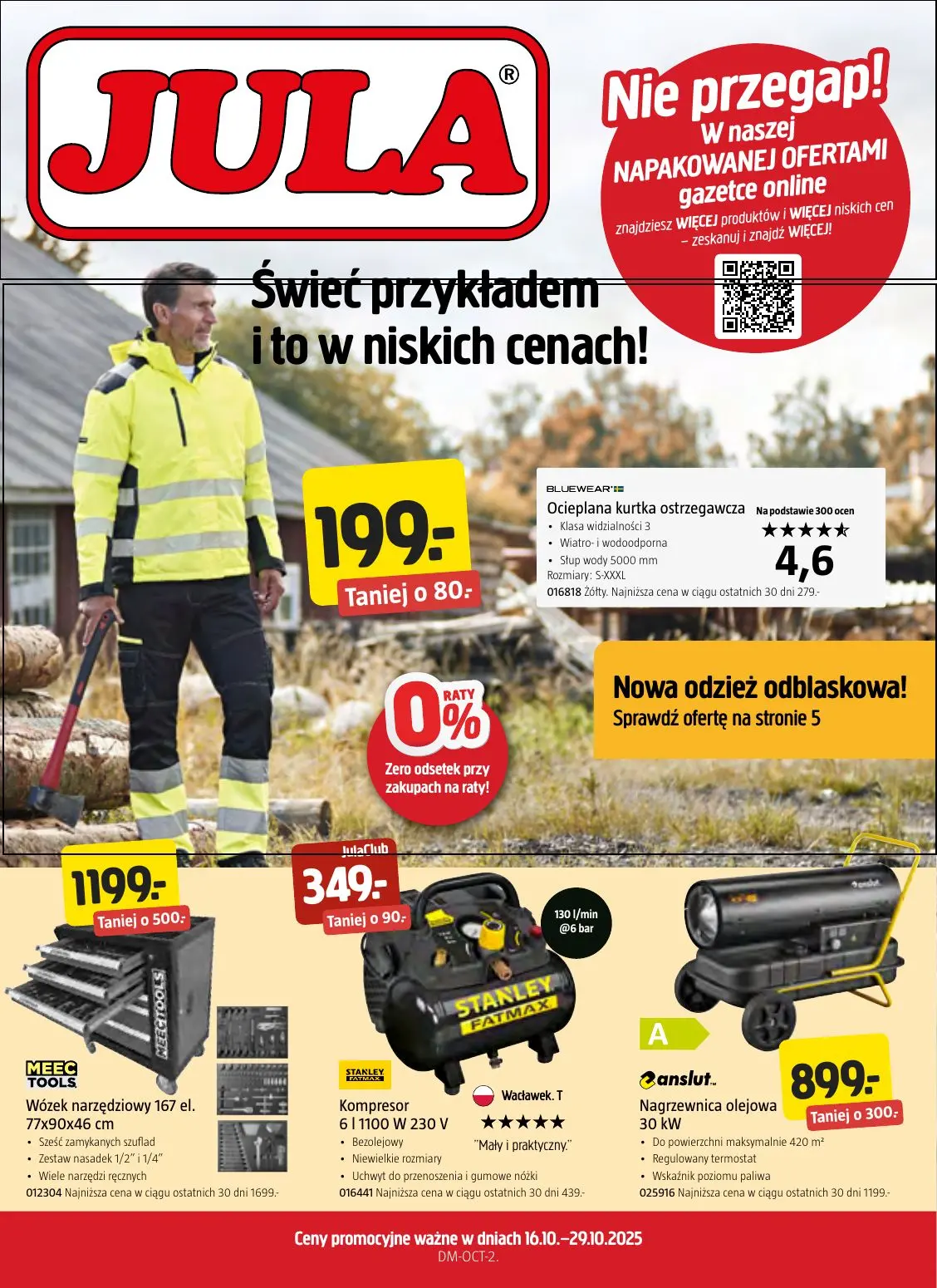gazetka promocyjna JULA Świeć przykładem i to w niskich cenach! - Strona 1