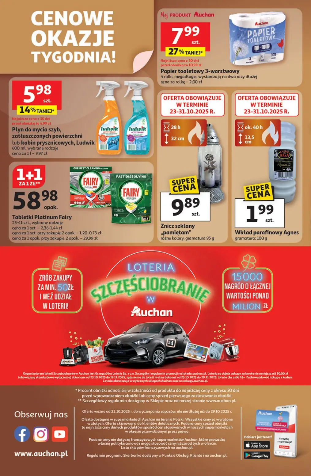 gazetka promocyjna Auchan Supermarket Loteria szczęściobranie - Strona 8