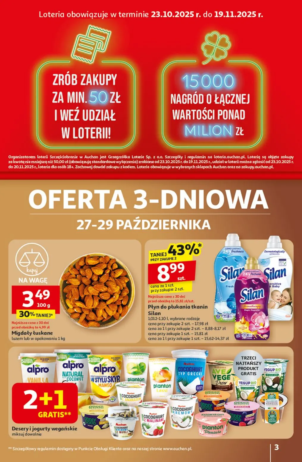 gazetka promocyjna Auchan Loteria szczęściobranie - Strona 3