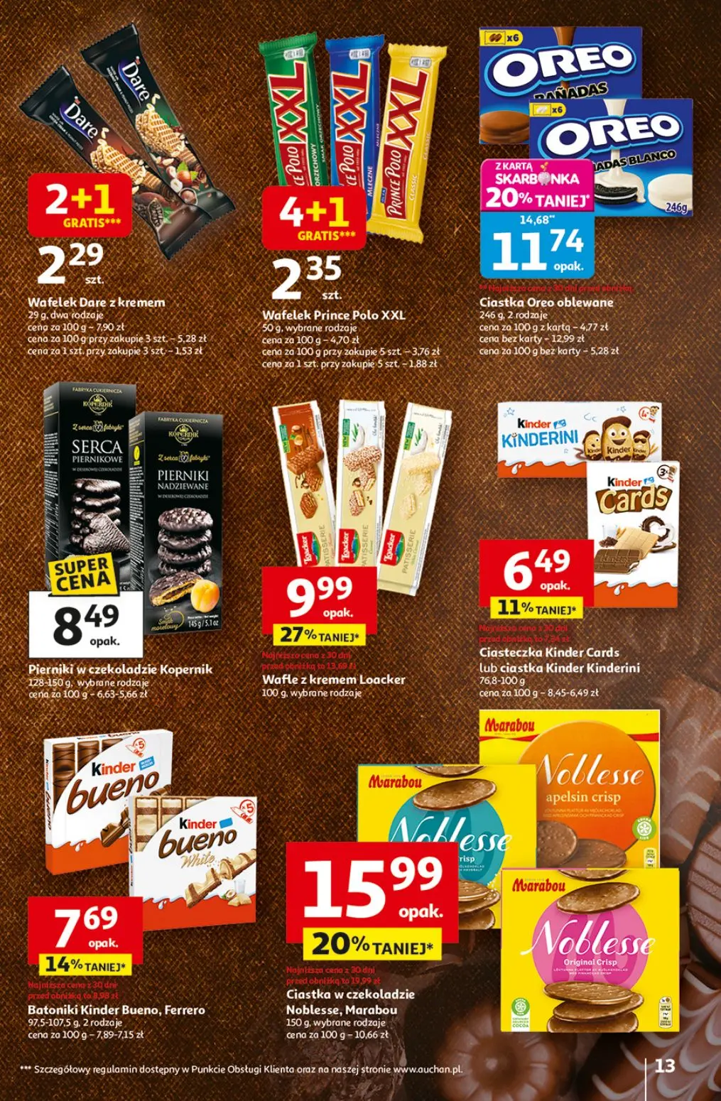 gazetka promocyjna Auchan Loteria szczęściobranie - Strona 13