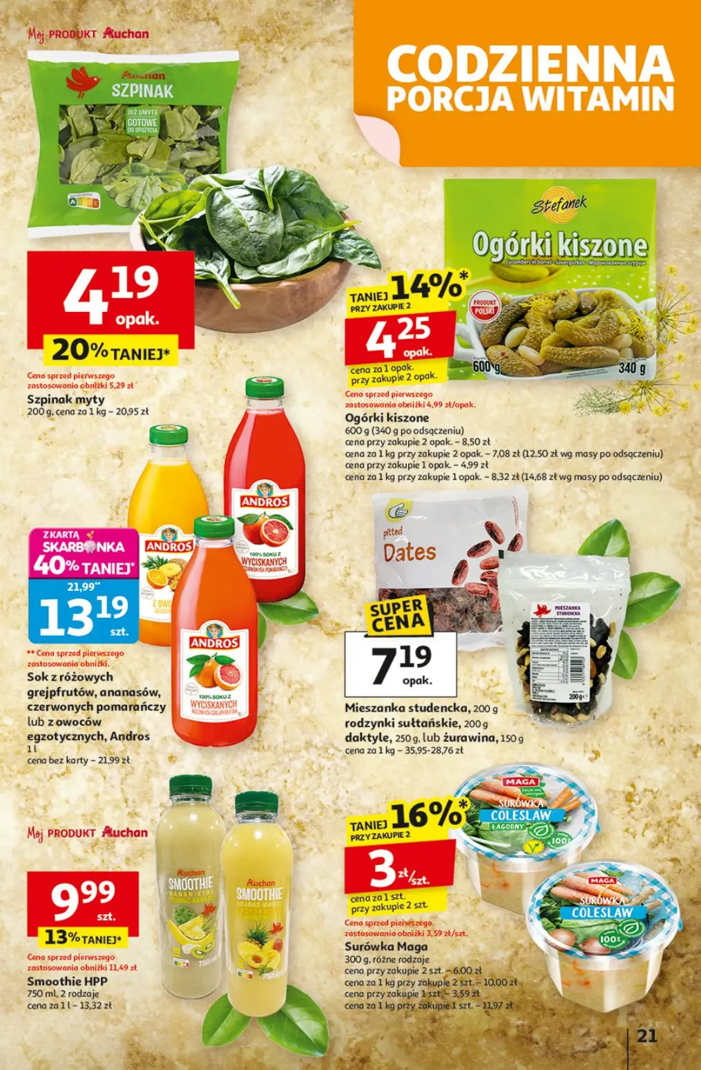 gazetka promocyjna Auchan Loteria szczęściobranie - Strona 21