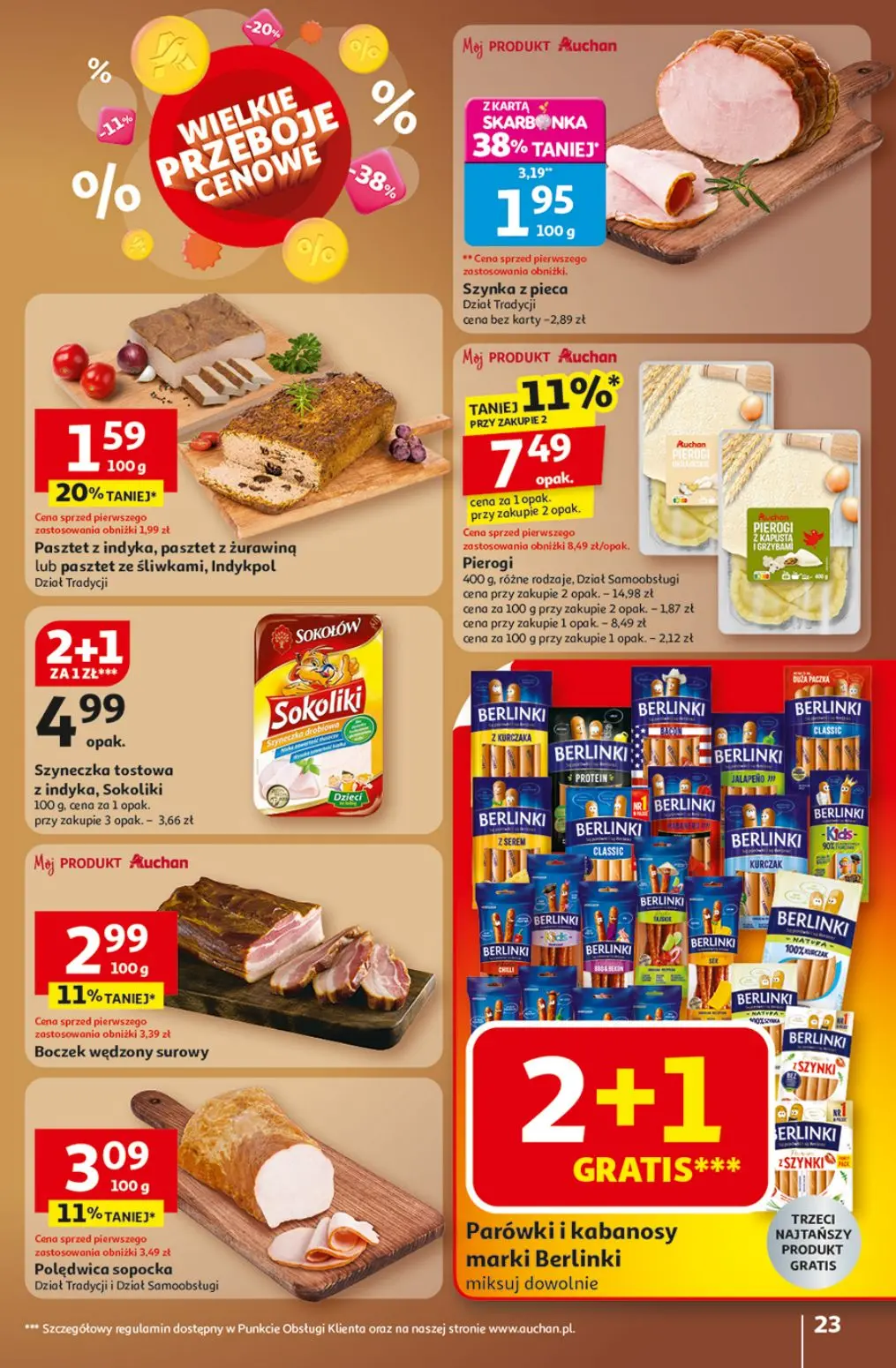 gazetka promocyjna Auchan Loteria szczęściobranie - Strona 23