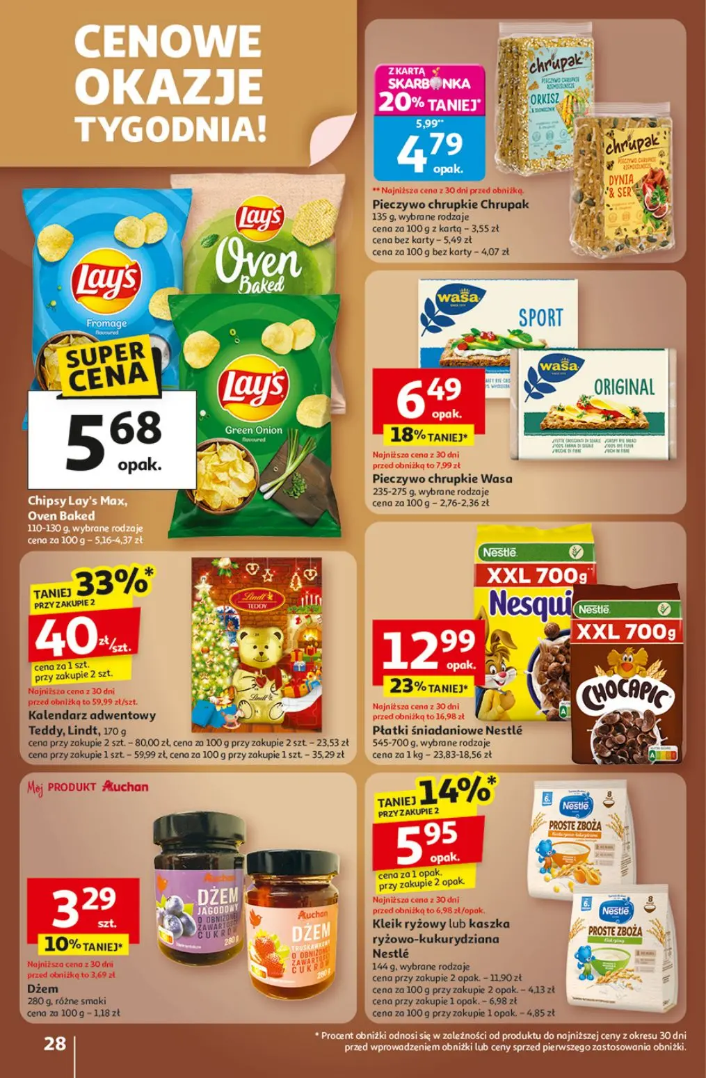 gazetka promocyjna Auchan Loteria szczęściobranie - Strona 28
