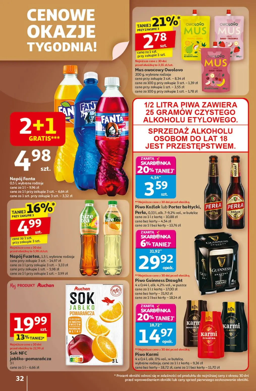 gazetka promocyjna Auchan Loteria szczęściobranie - Strona 32