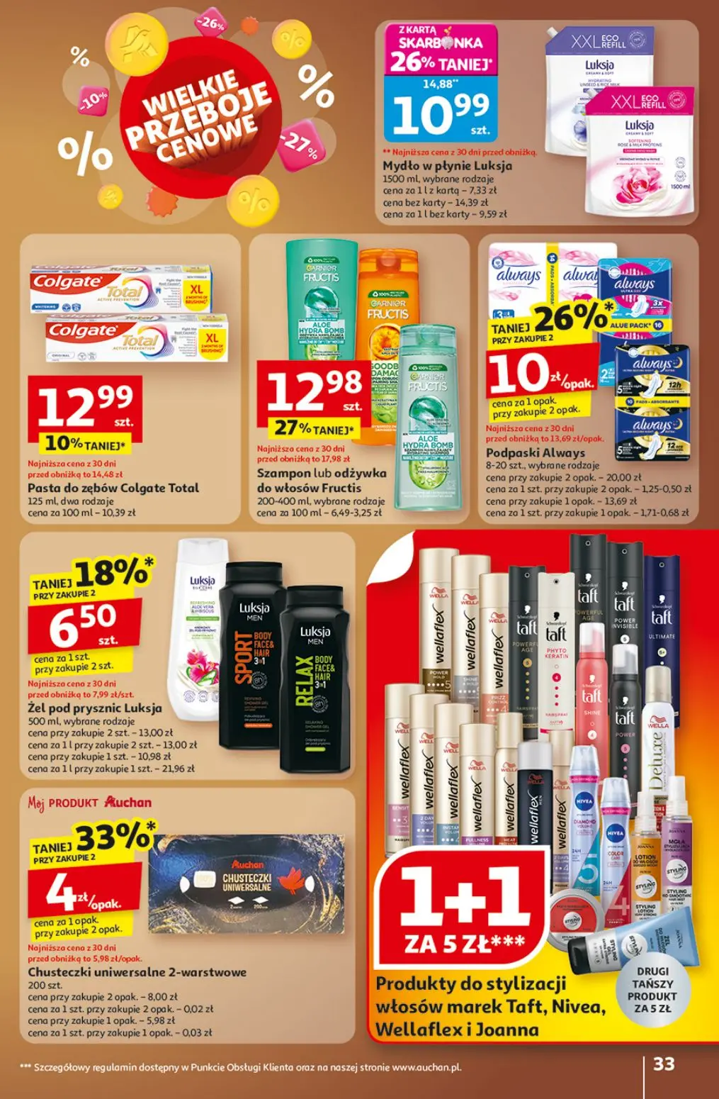 gazetka promocyjna Auchan Loteria szczęściobranie - Strona 33