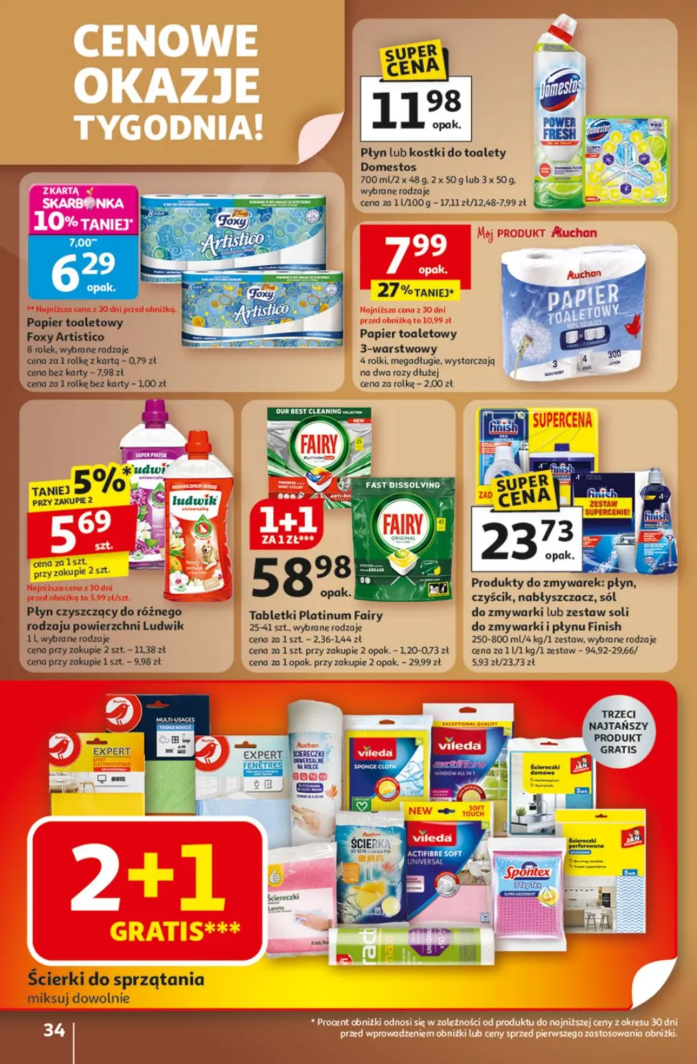 gazetka promocyjna Auchan Loteria szczęściobranie - Strona 34