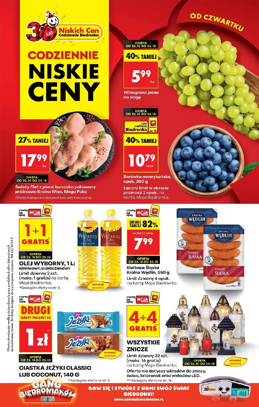 gazetka promocyjna Biedronka Od czwartku - Strona 1
