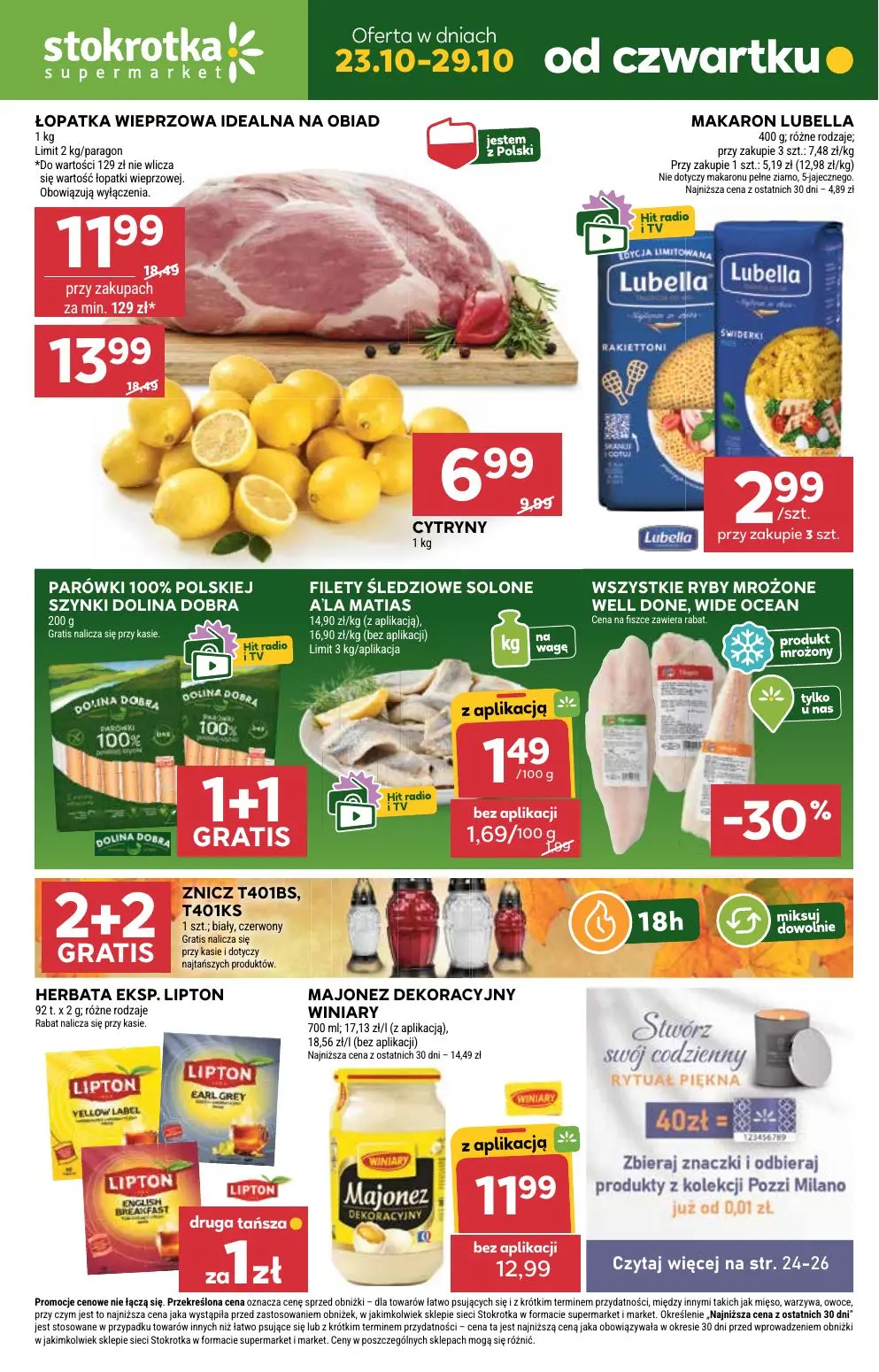 gazetka promocyjna Stokrotka Supermarket Od czwartku - Strona 1