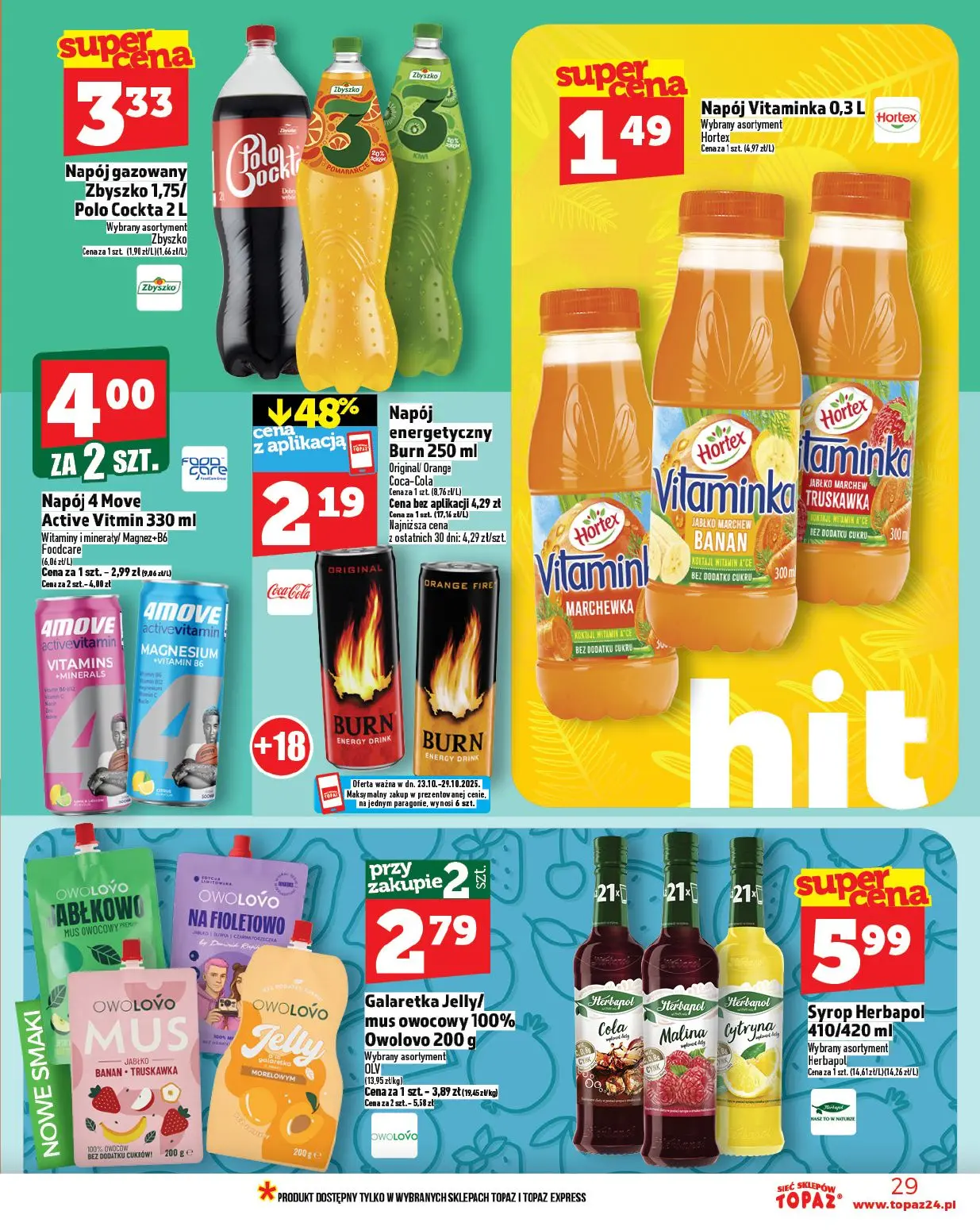 gazetka promocyjna Topaz Ceny małe - Strona 29