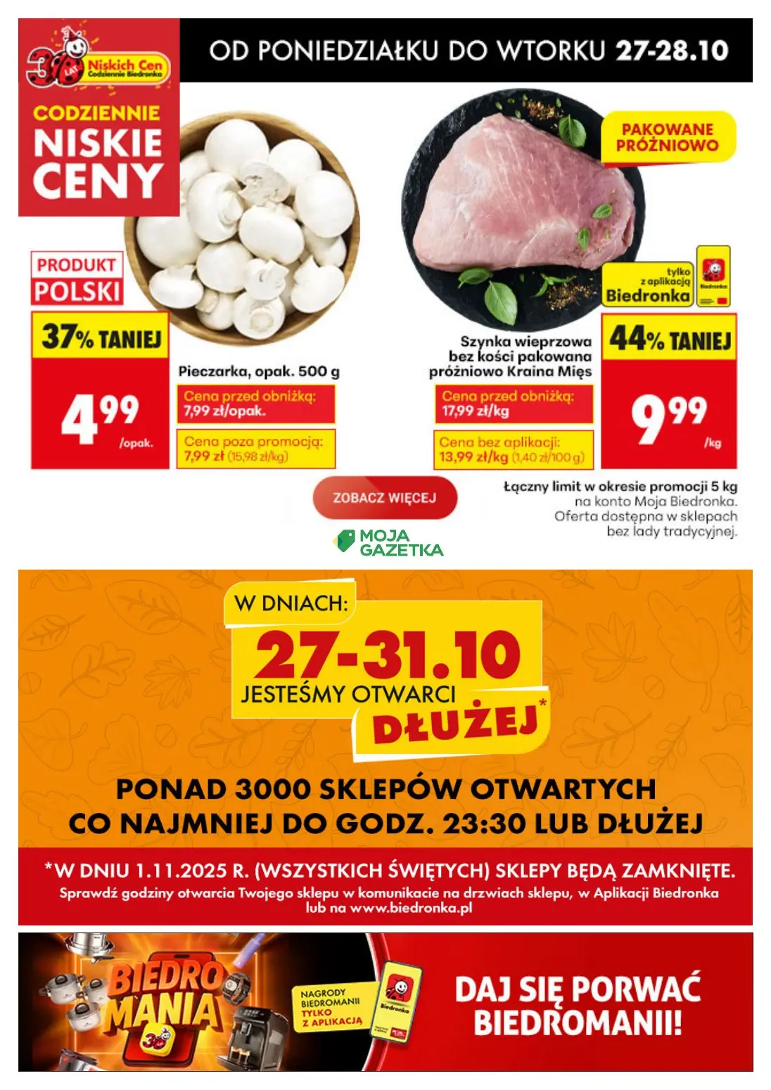 gazetka promocyjna Biedronka Biedronkowe oszczędności - Strona 1