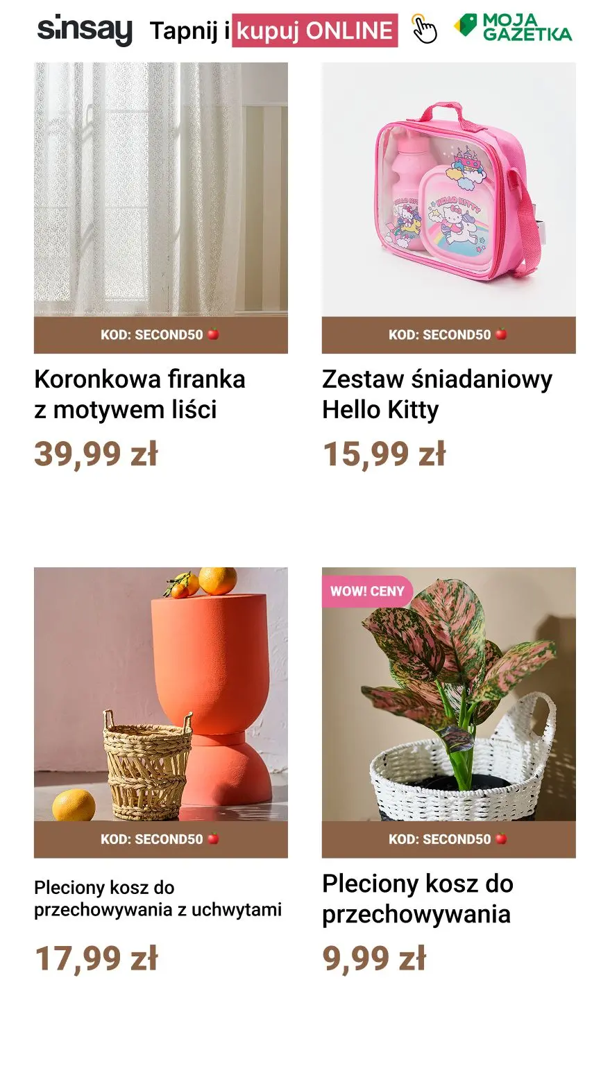 gazetka promocyjna Sinsay 👉 kod: SECOND50 🍎 - Strona 6