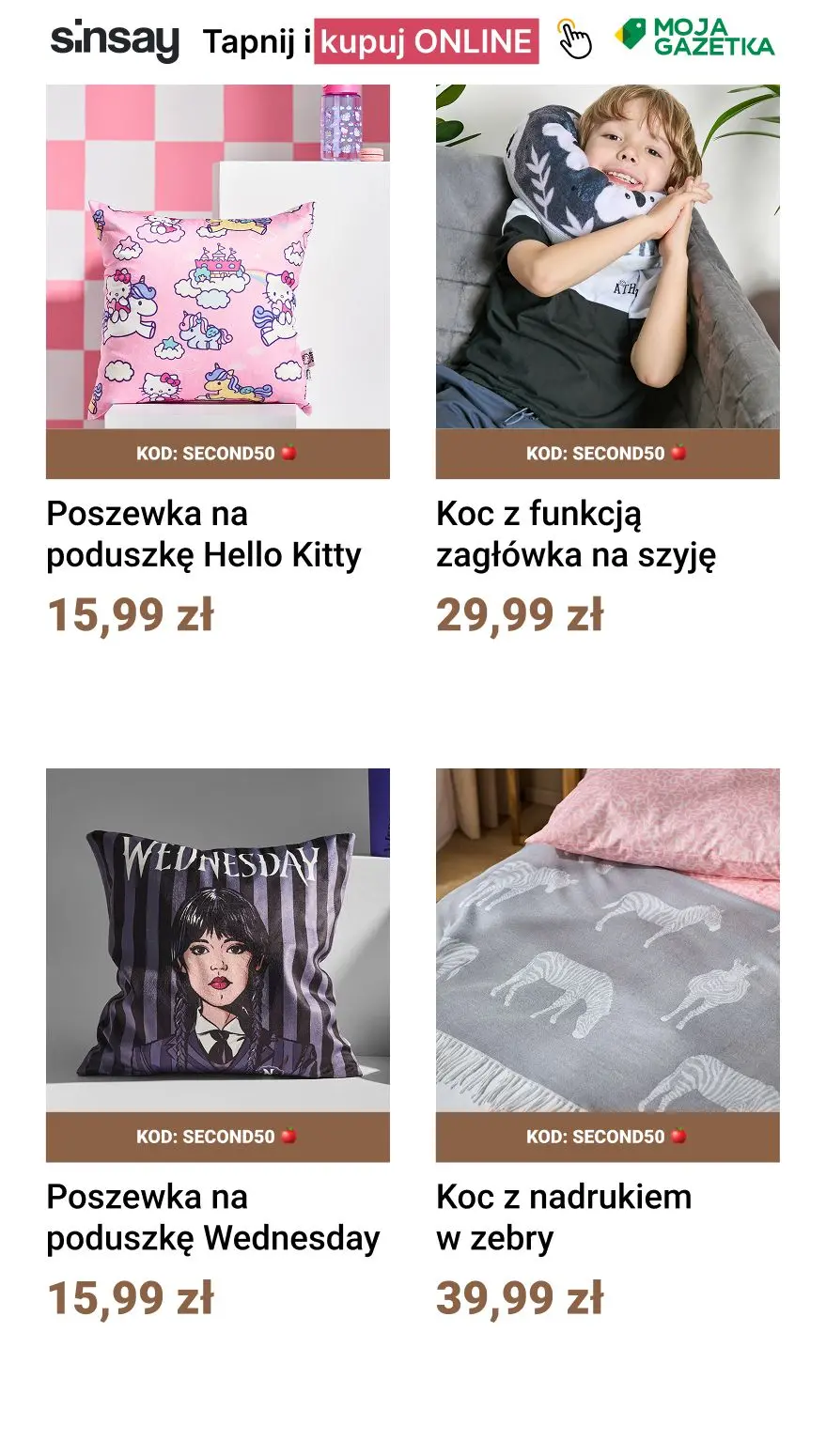 gazetka promocyjna Sinsay 👉 kod: SECOND50 🍎 - Strona 8