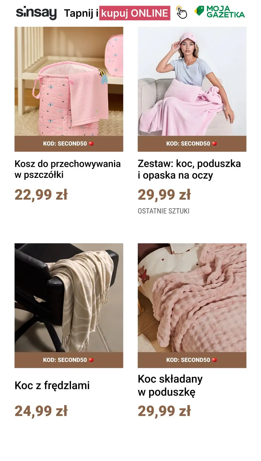 gazetka promocyjna Sinsay 👉 kod: SECOND50 🍎 - Strona 9