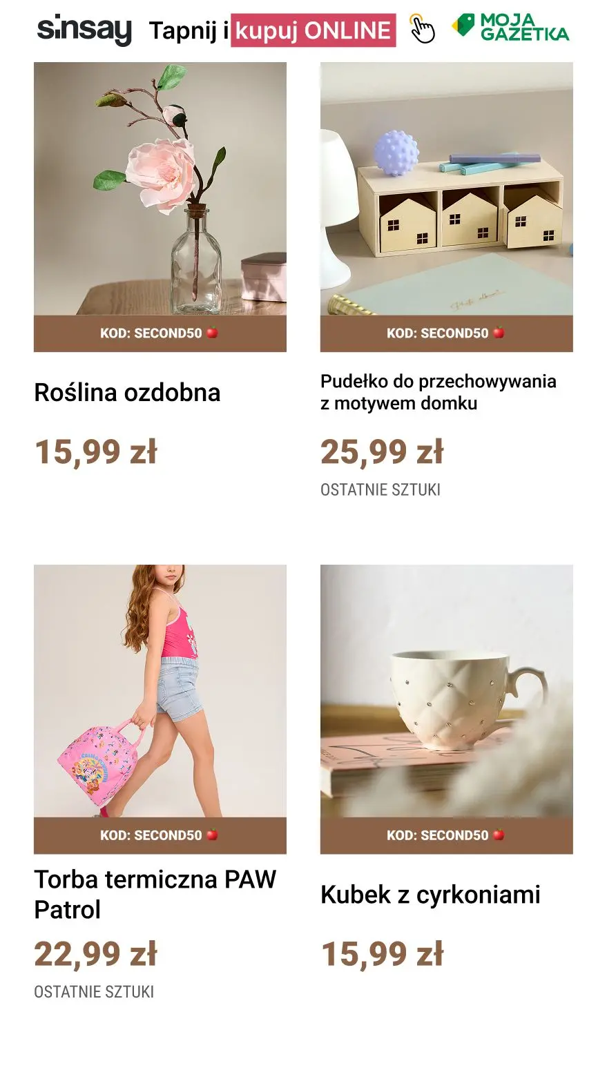 gazetka promocyjna Sinsay 👉 kod: SECOND50 🍎 - Strona 11