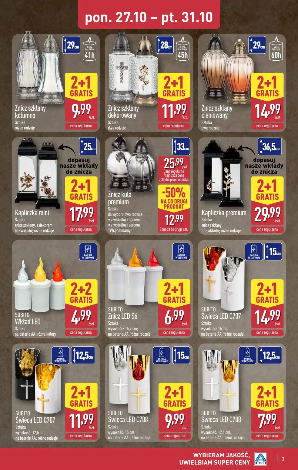gazetka promocyjna ALDI Światełko pamięci - Strona 3