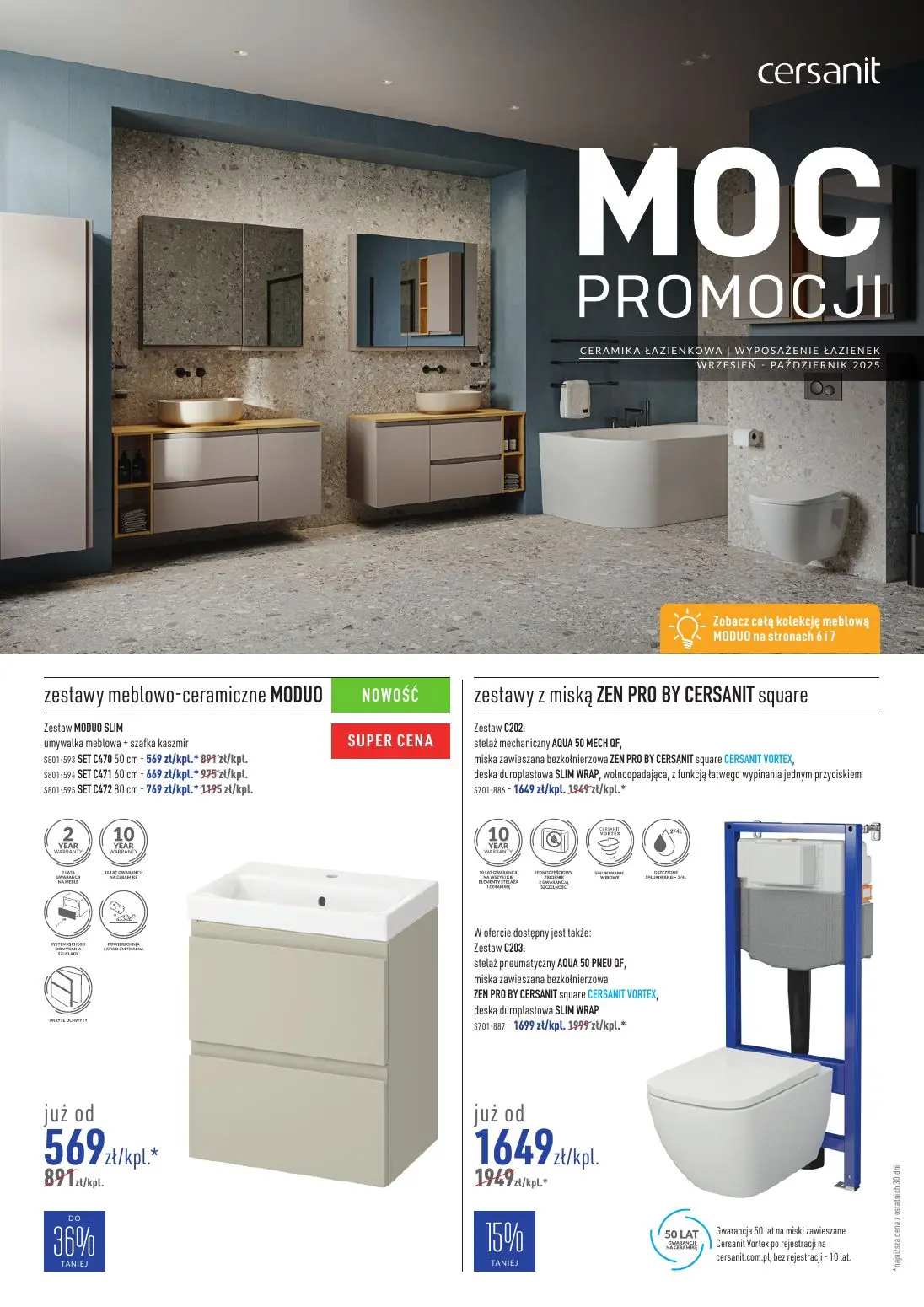gazetka promocyjna Cersanit Moc promocji - Strona 1