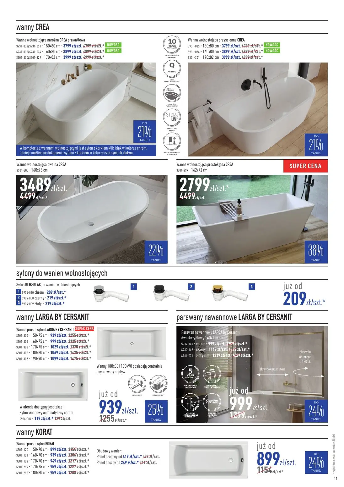 gazetka promocyjna Cersanit Moc promocji - Strona 11