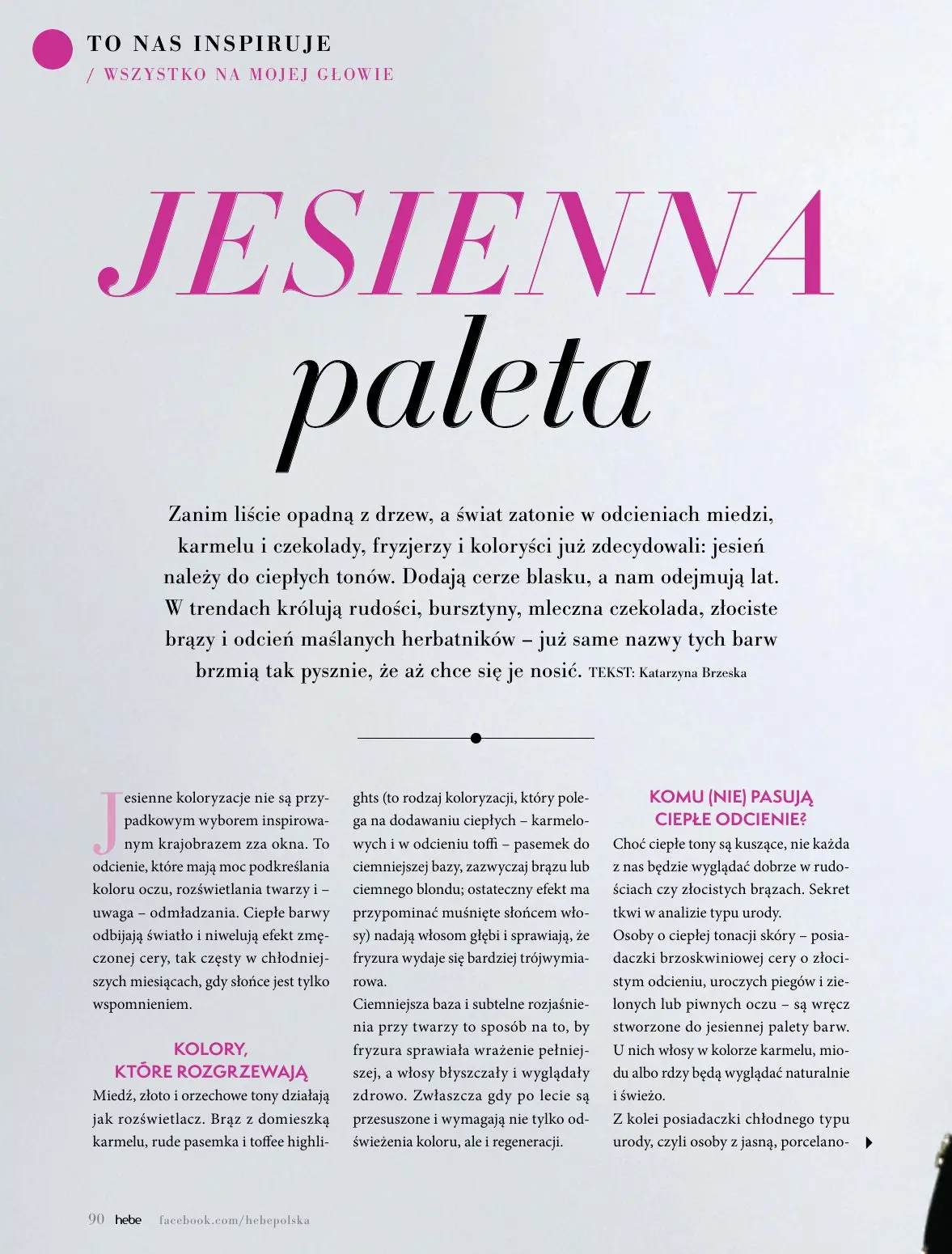 gazetka promocyjna hebe Kolorami jesień się zaczyna - Strona 90
