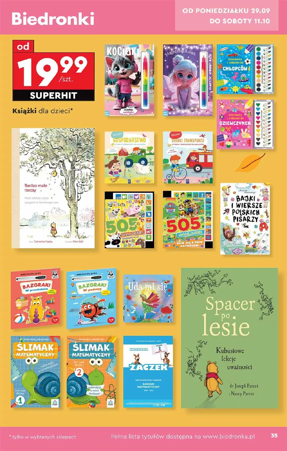 gazetka promocyjna Biedronka Hity i inspiracje - Strona 35