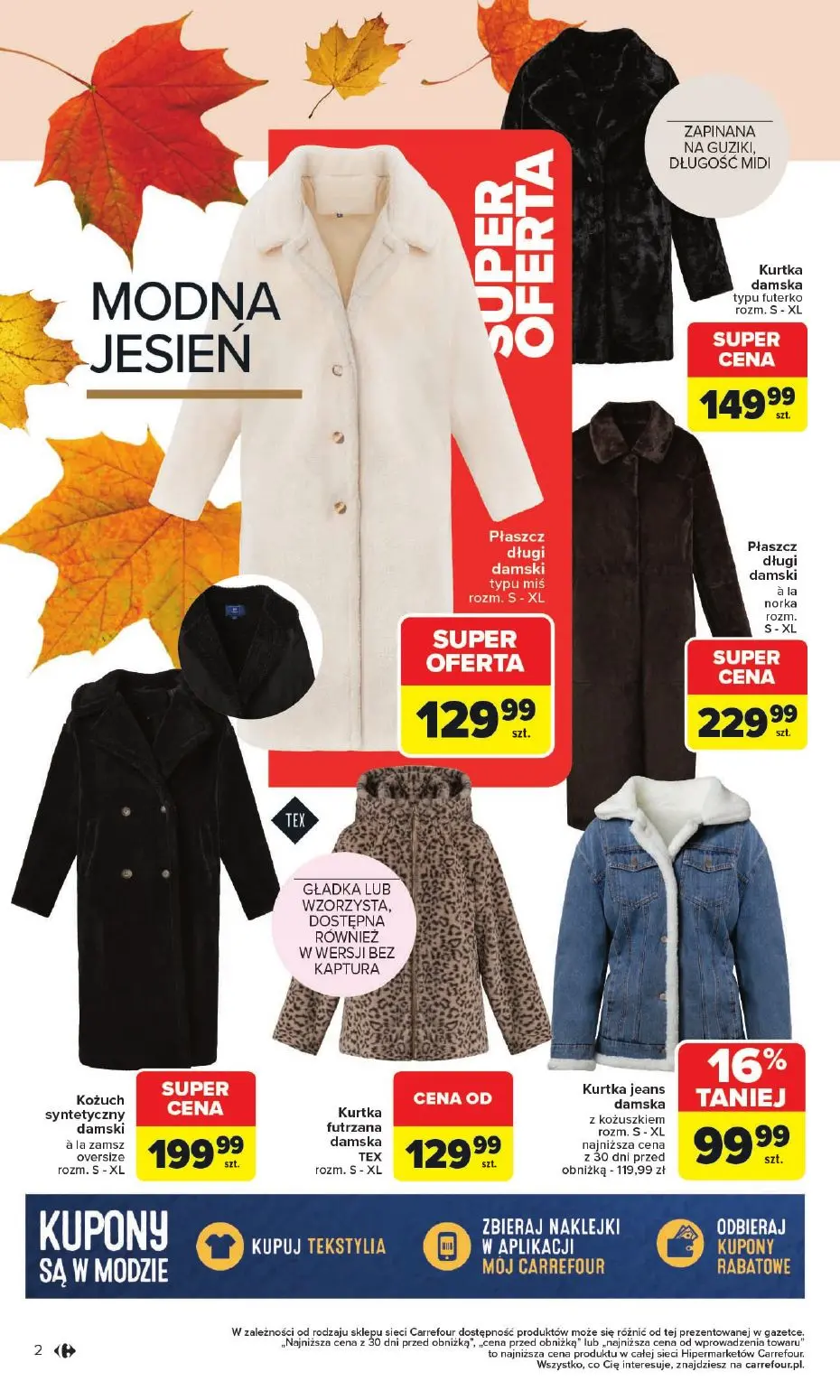 gazetka promocyjna Carrefour Jesień jest w modzie - Strona 2
