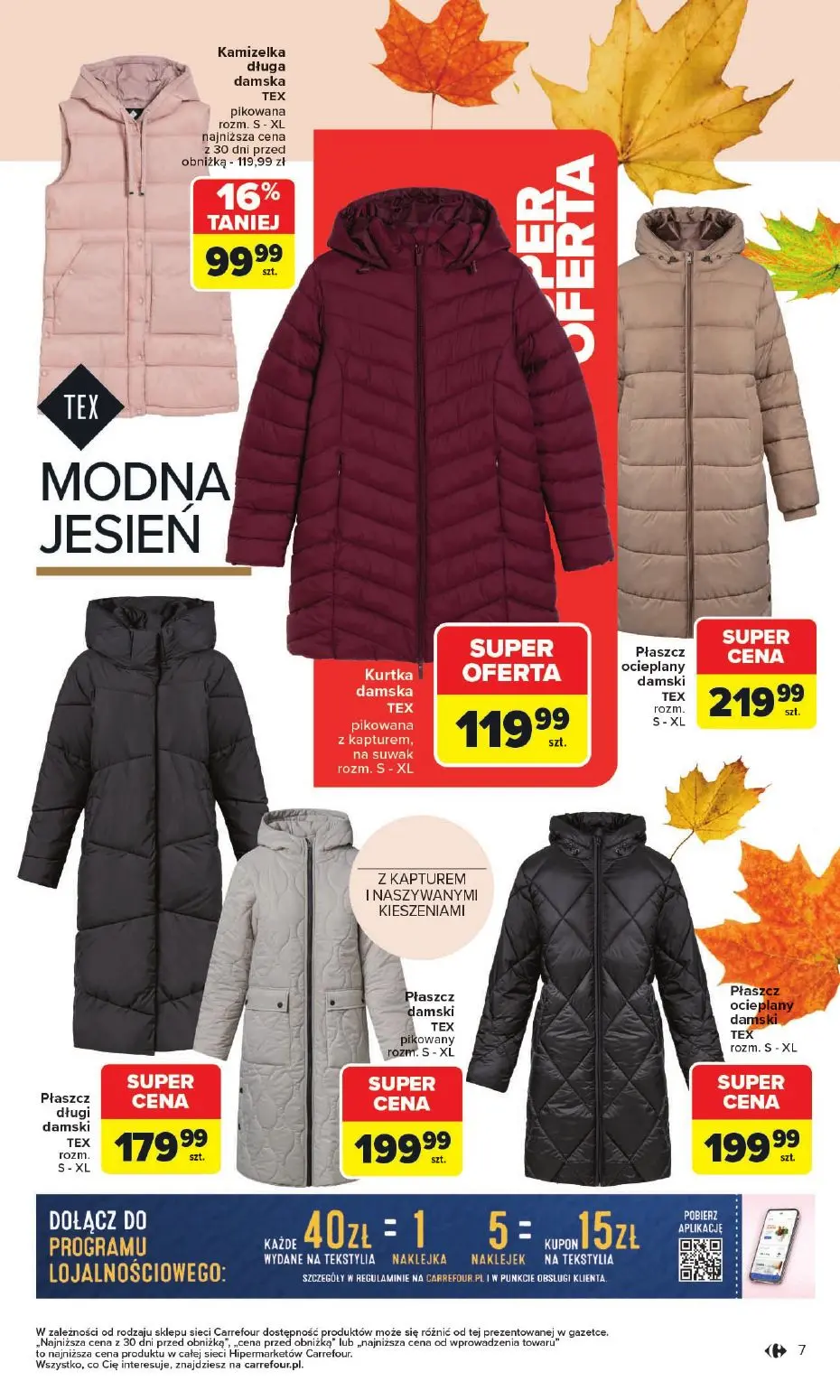 gazetka promocyjna Carrefour Jesień jest w modzie - Strona 7