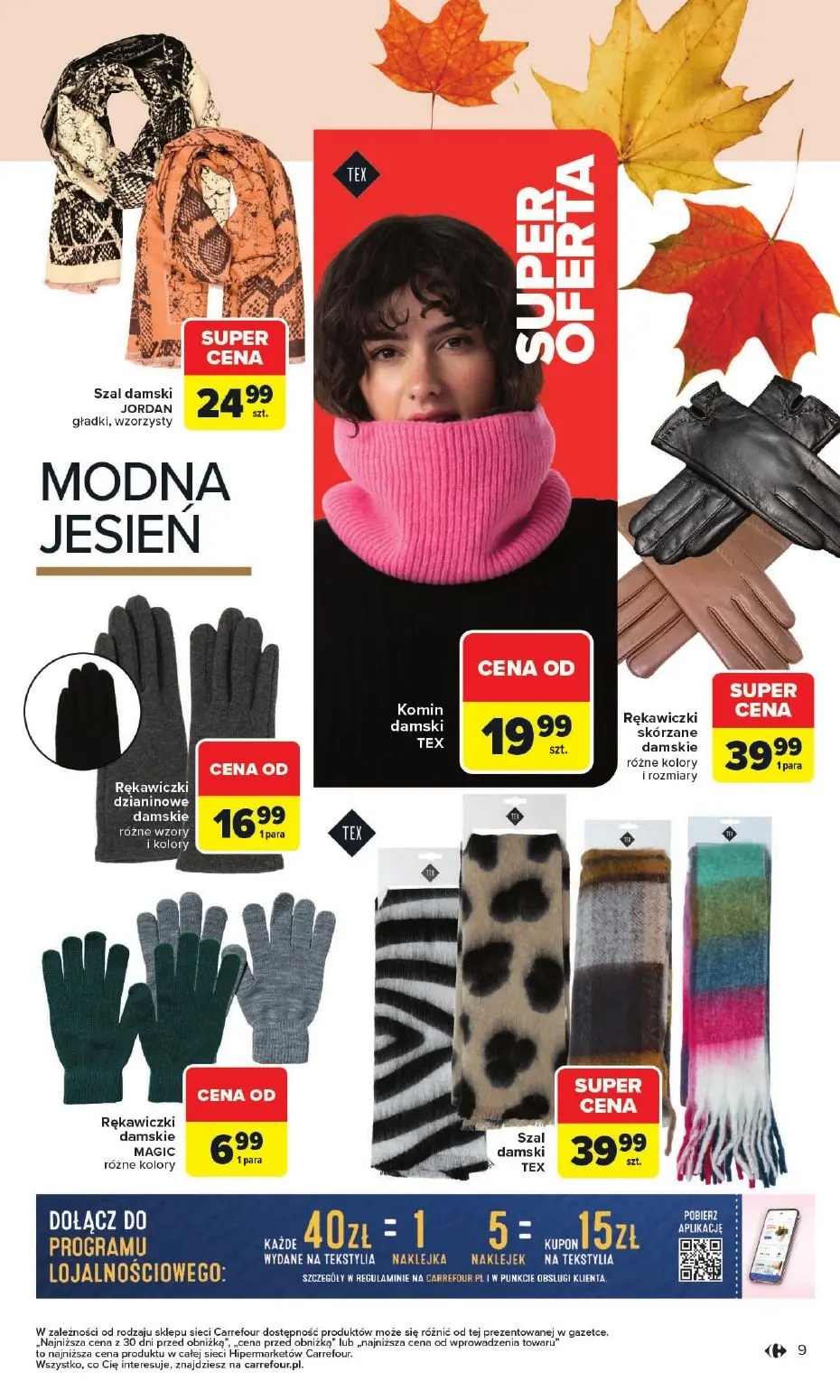 gazetka promocyjna Carrefour Jesień jest w modzie - Strona 9