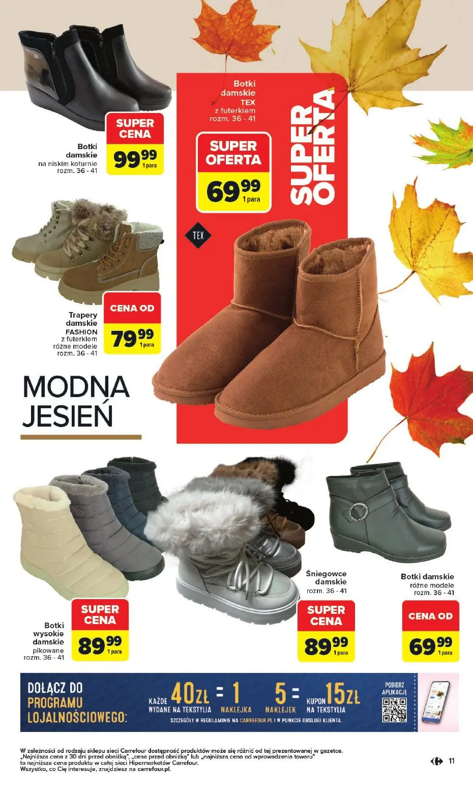 gazetka promocyjna Carrefour Jesień jest w modzie - Strona 11