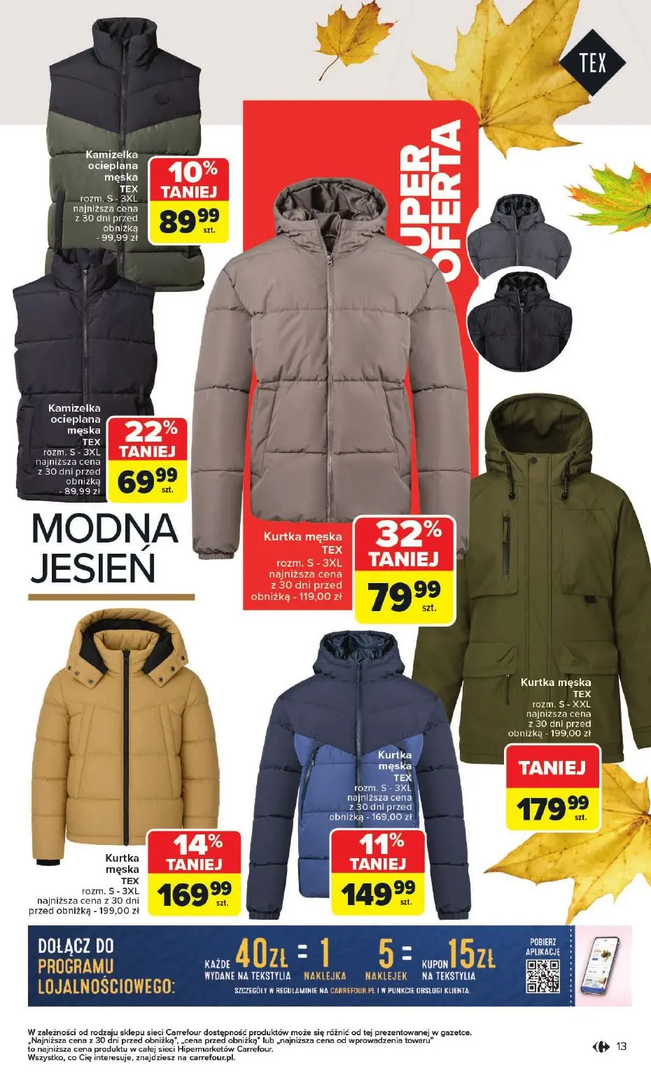 gazetka promocyjna Carrefour Jesień jest w modzie - Strona 13