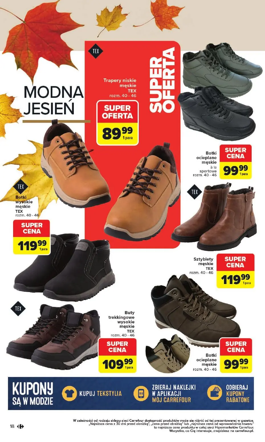 gazetka promocyjna Carrefour Jesień jest w modzie - Strona 18