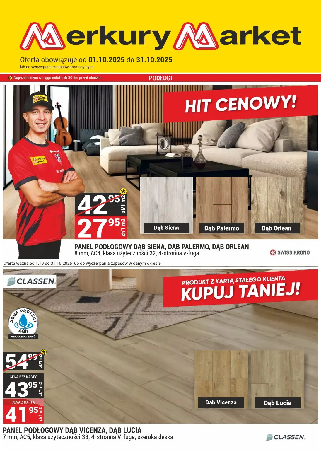 gazetka promocyjna Merkury Market Podłogi - Strona 1