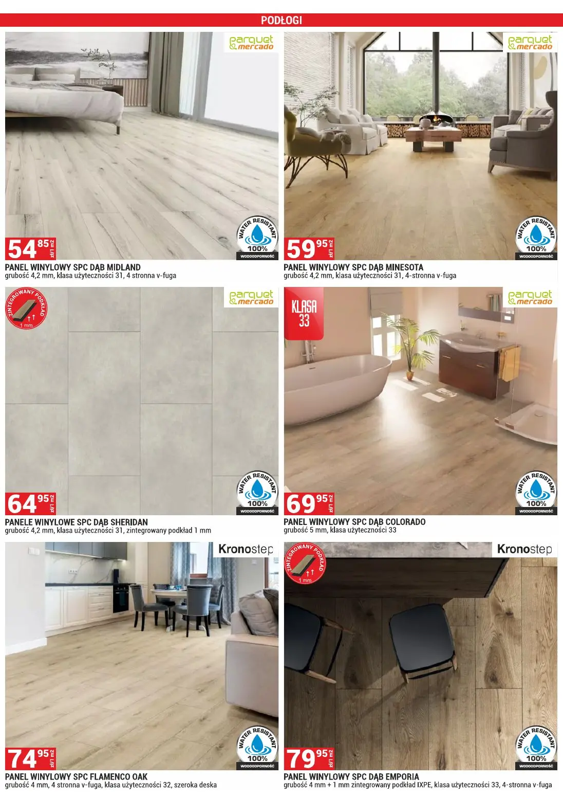 gazetka promocyjna Merkury Market Podłogi - Strona 6