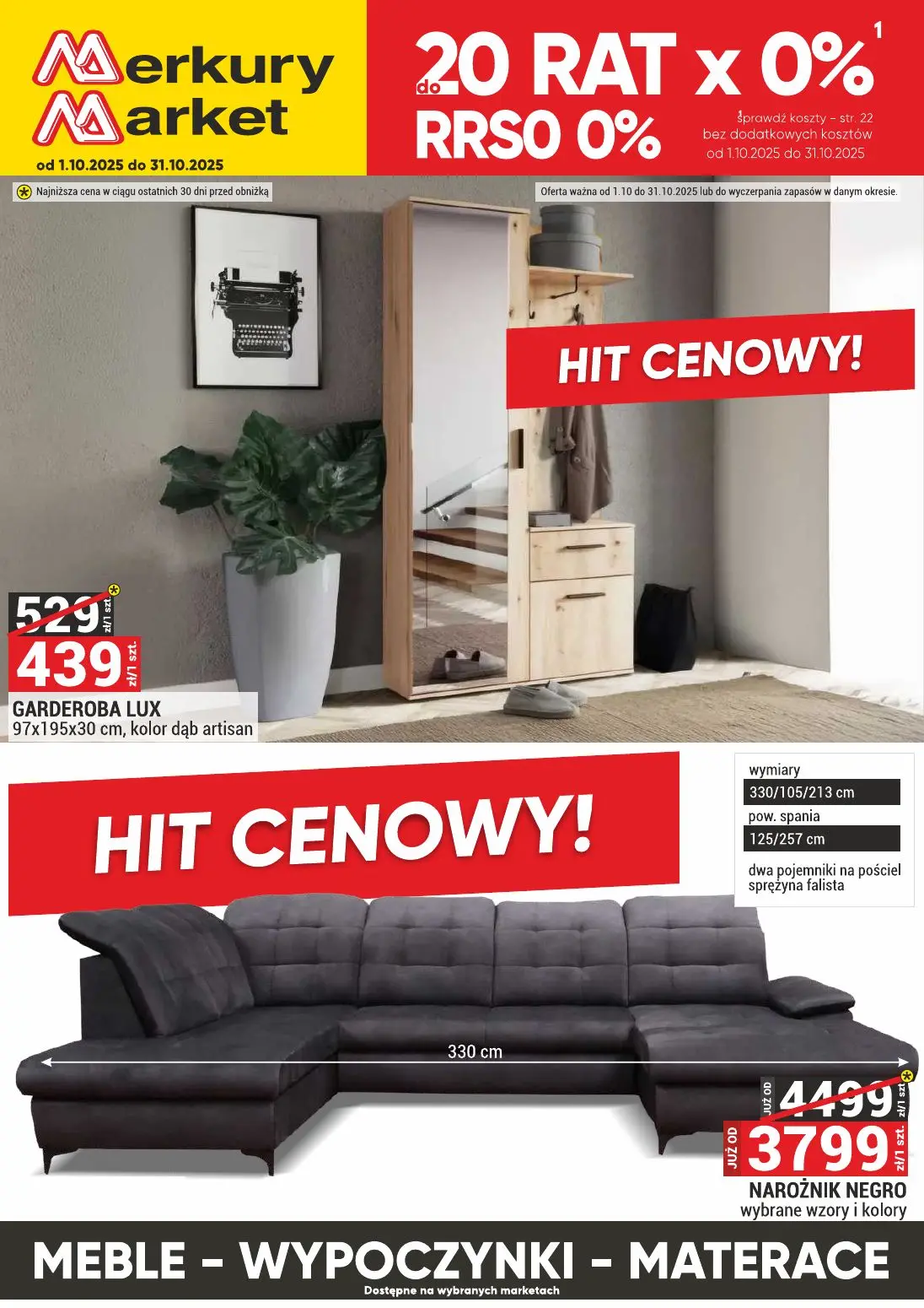 gazetka promocyjna Merkury Market Meble - Strona 1
