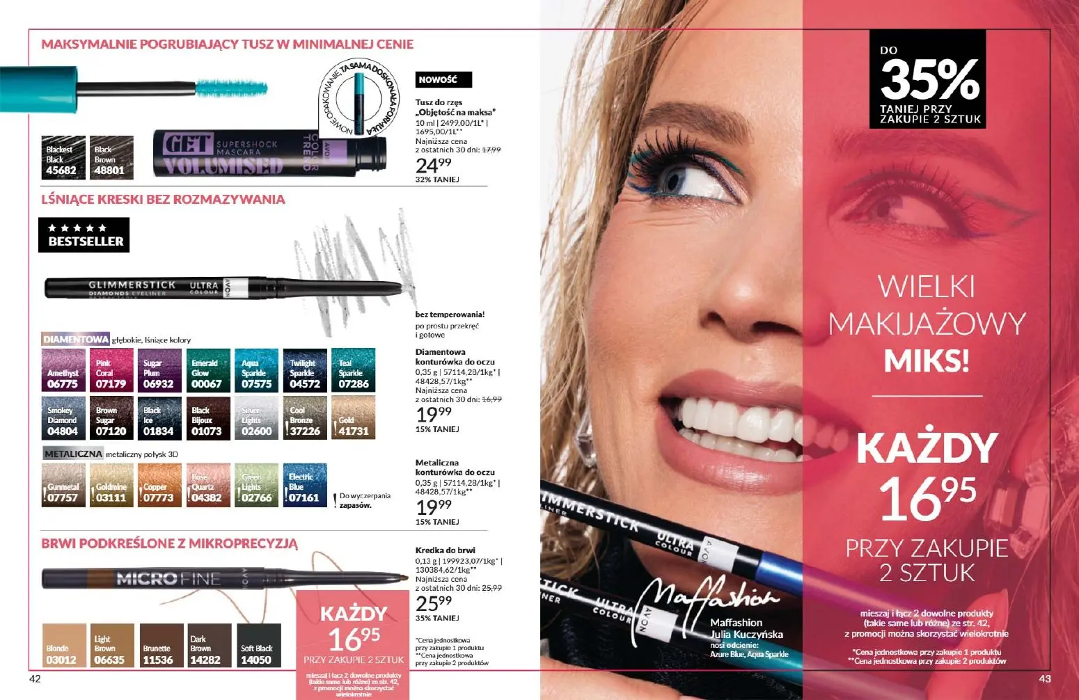 gazetka promocyjna AVON Nowy wymiar makijażu  - Strona 22