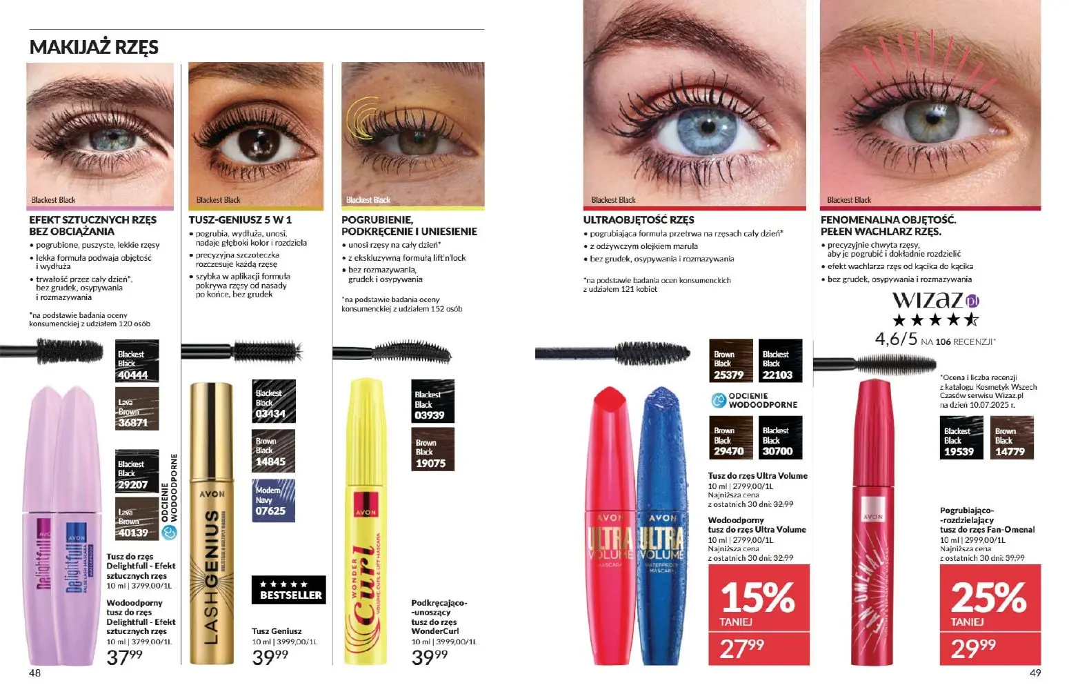 gazetka promocyjna AVON Nowy wymiar makijażu  - Strona 25