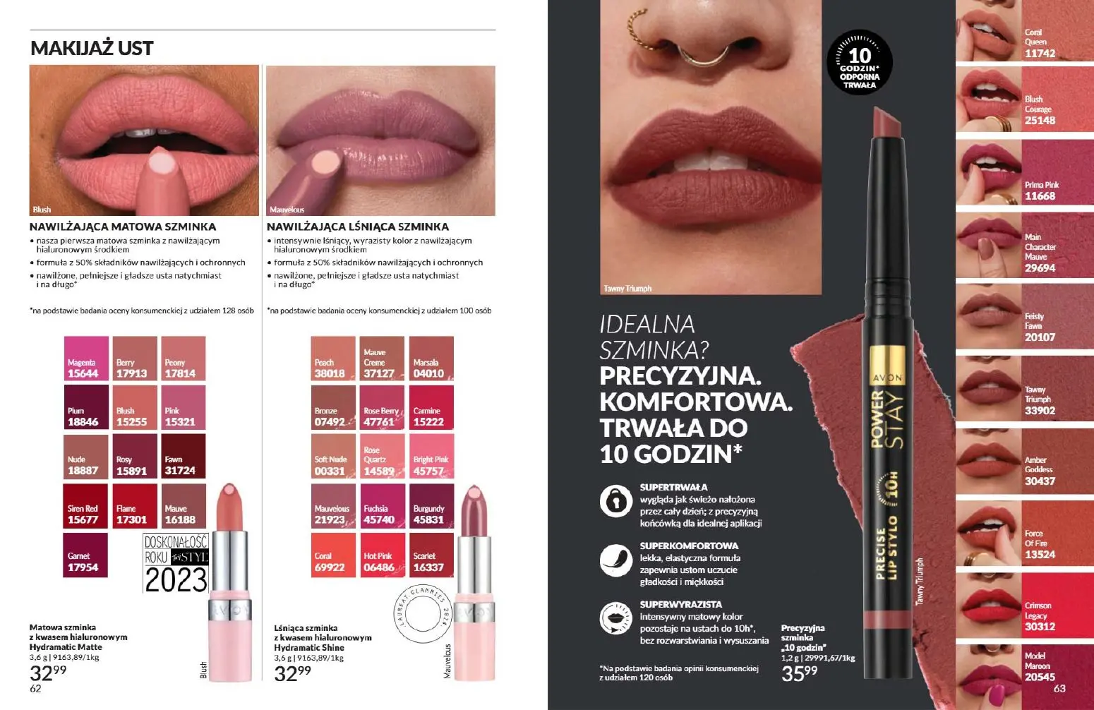 gazetka promocyjna AVON Nowy wymiar makijażu  - Strona 32