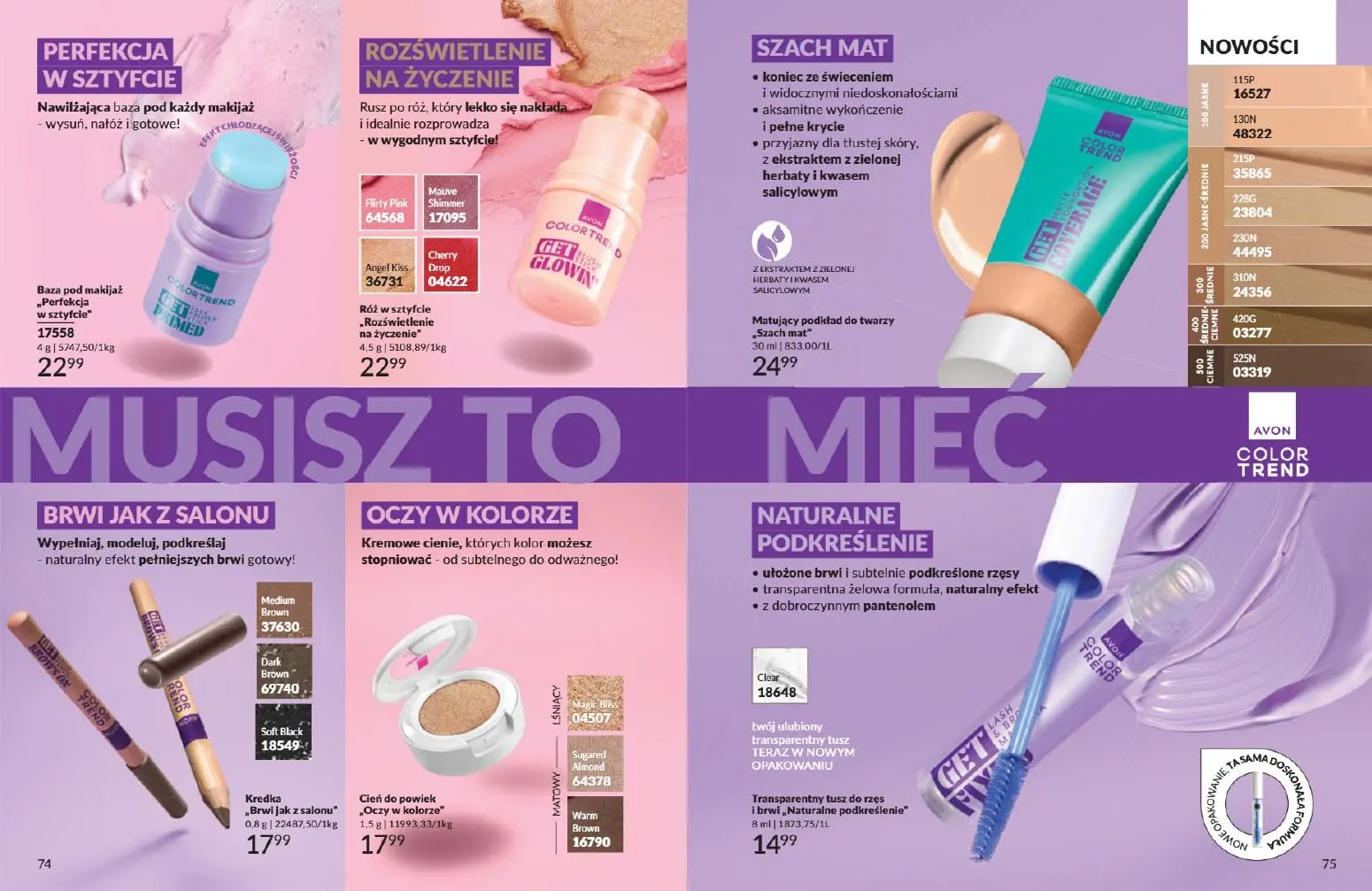 gazetka promocyjna AVON Nowy wymiar makijażu  - Strona 38