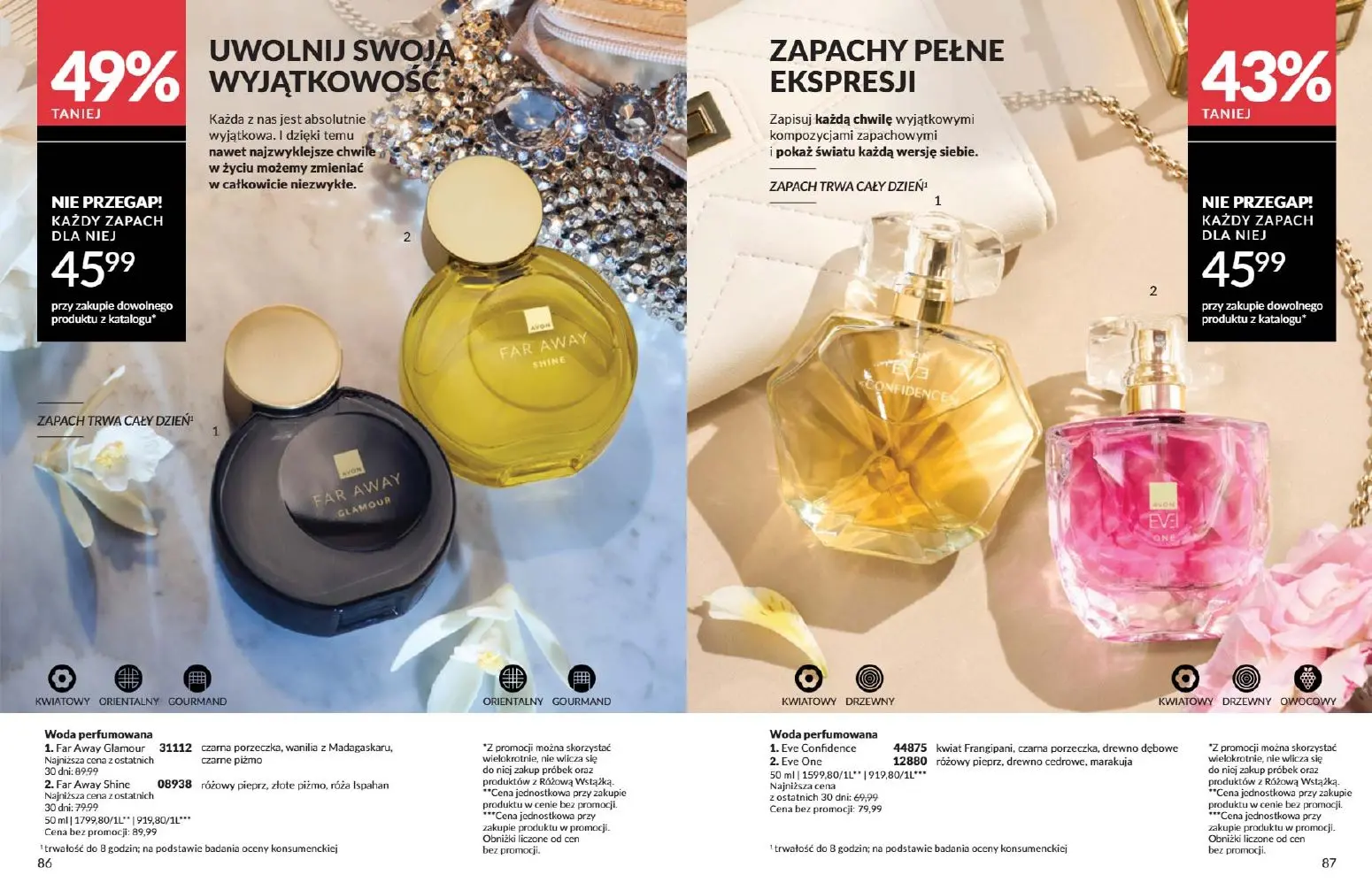 gazetka promocyjna AVON Nowy wymiar makijażu  - Strona 44