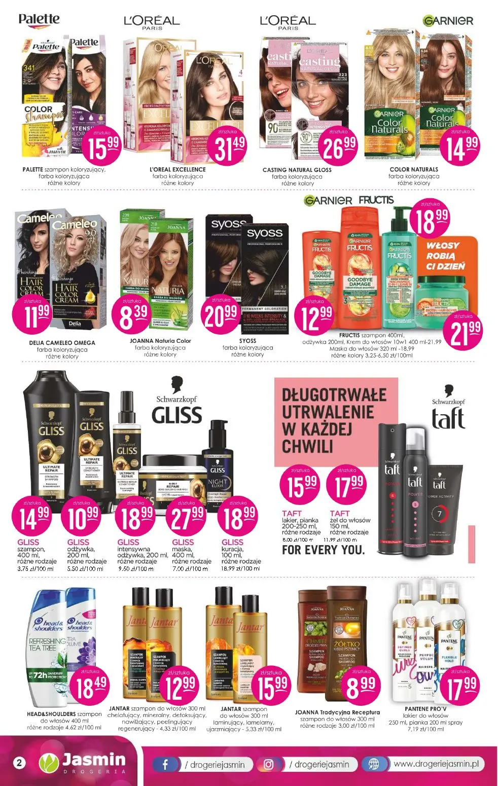 gazetka promocyjna DROGERIE JASMIN Halo Super Okazje! - Strona 2